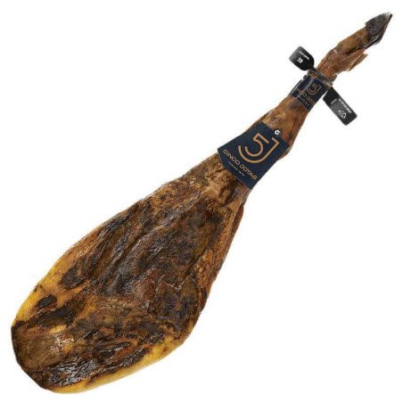 Jamón 5 Jotas De Bellota 100% Ibérico Pata Negra